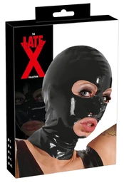 Late X Latex Mask black burnos kaištis kaina