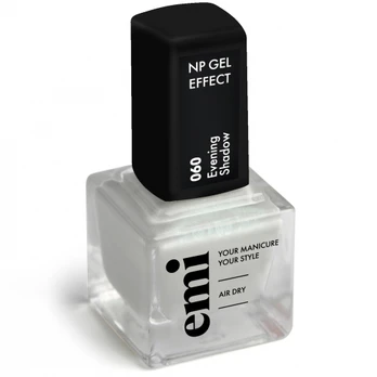 E.Mi Nail Polish Gel Effect Nagų lakas, Evening Shadow