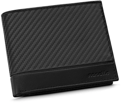 Natūralios odos piniginė vyrams Zagatto Carbon RFID Secure