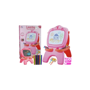 Lean Toys Dvipusė piešimo lenta 2 in 1