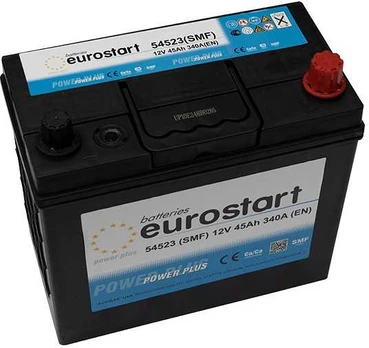 EUROSTART POWER PLUS (SMF) 54523 45Ah akumuliatorius