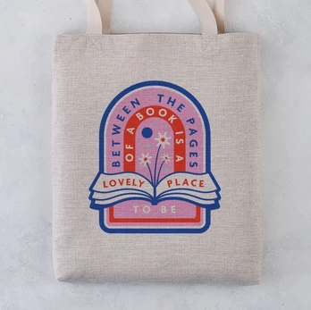 Between The Pages Of A Book Tote Bag