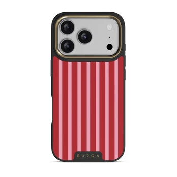 Strawberry Jam - iPhone 17 Pro Case, Elite Dark (MagSafe) / Gold