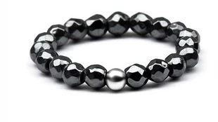 Agato Mineral ring with hematite POL-R13