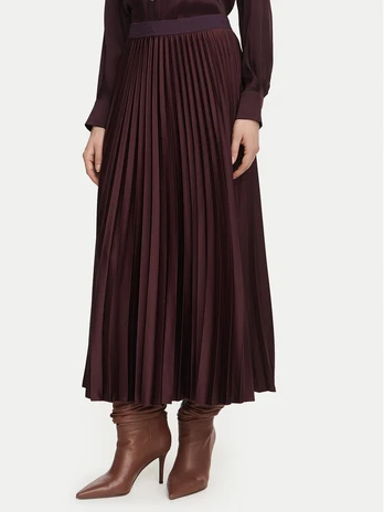 Marella Plisuotas sijonas Esodo 2623106045 Vyšninė Regular Fit