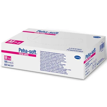Hartmann Peha-Solf Nitrile Baltas Powderfree Medium Size