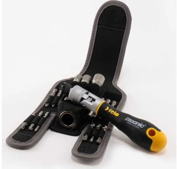 Felo Ergonic K bæltetaske med bits - 16 dele
