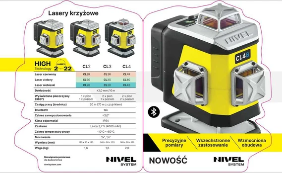 Nivelsystemtopcon NIVEL SYSTEM CROSS CROSS LASER CL2B