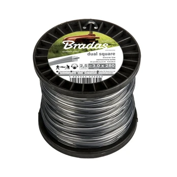 Trimerio valas Bradas RIPPER DUAL Square, 2,4mm x 100m