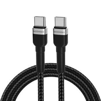 Wozinsky WNBCC1 USB-C | USB-C PD 65W cable 1 m - juodas