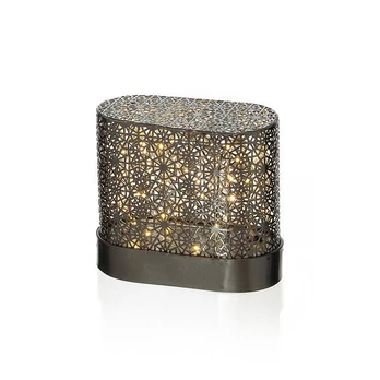 Šviestuvas metalinis su Led lemputėmis 20x10,5x17 cm
