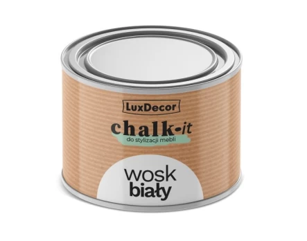 Dekoravimo vaškas LUXDECOR CHALK-IT, 400 ml, baltos spalvos