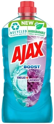 Grindų valiklis Ajax Boost Vinegar & Lavender, dušui, 1 l