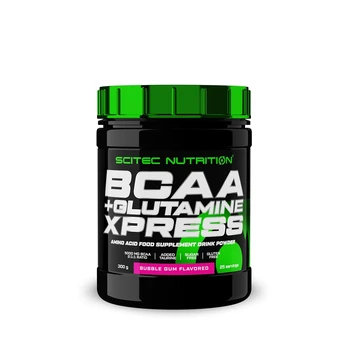 Scitec BCAA + Glutamine Xpress 300 g. - Bubble gum skonis