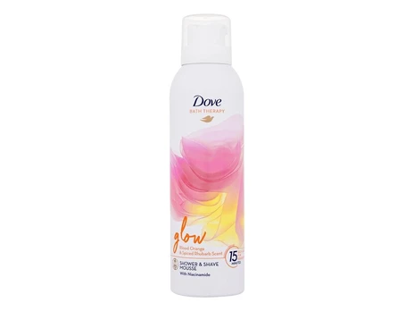 Dove Glow Shower & Shave Mousse - Sprchová a holicí pěna