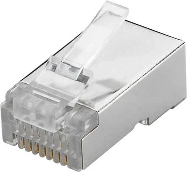 93829 RJ45 plug, CAT 6 STP shielded