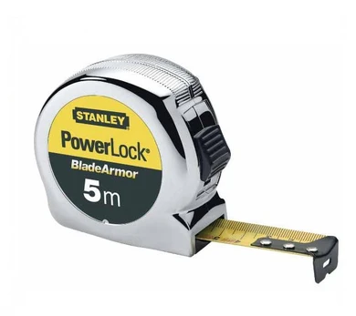 Juostos matmenys Stanley Powerlock Blade Armor (5 m x 25 mm)