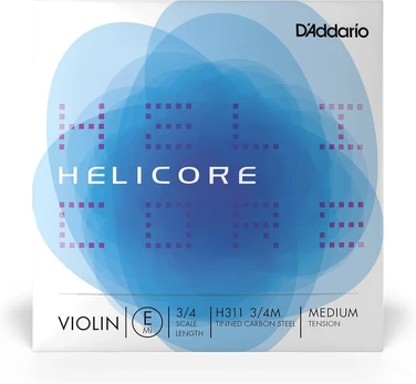 D'addario Helicore 3/4 Scale Medium Tension Single E styga smuikui