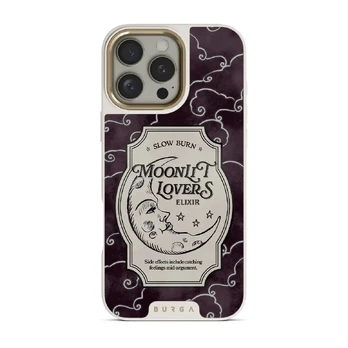 Moonlit Lovers - iPhone 16 Pro Case, Elite Light (MagSafe) / Gold
