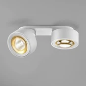 "Egger" DLS LED prožektorius "Clippo Optic Duo", baltas/auksinis, 2 žibintai,