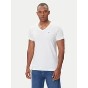 Tommy Jeans Marškinėliai DM0DM04410 Balta Regular Fit