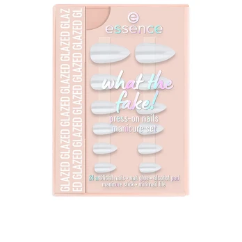 WHAT THE FAKE! False Nails Set #01-Glazed 6 pcs