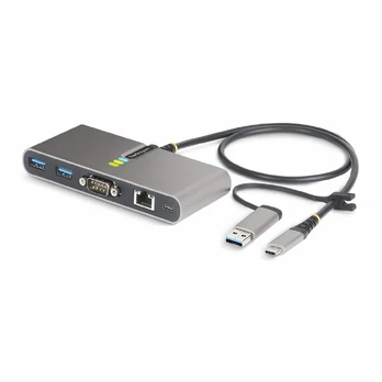 StarTech USB-C/USB-A HUB - GBE - RS232/A HUB GB ETHERNET RS232 SERIAL