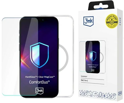Rinkinys 3MK ComfortDuo Clear MagCase do Apple iPhone 17 Pro Max