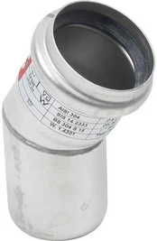 BLÜCHER bøjning 50mm 30 grader rustfri