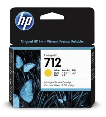 HP 712 29-ml Yellow DesignJet Ink | 3ED69A