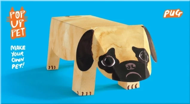 Pop Up Pet Pug