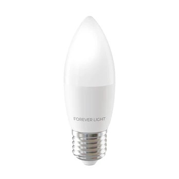 Forever Light LED Bulb E27 C37 7.2W 840lm 3000K class E