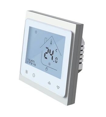 SPRING TR002 - 1W, Termostatas elektros grindiniam šildymui, baltas