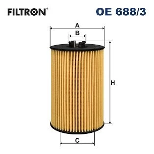 Alyvos filtras FILTRON OE 688/3