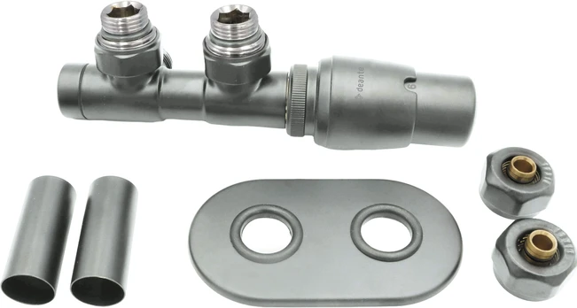 Thermostatic valve for bathroom radiator - right