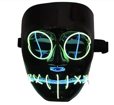LED kaukė Sothsky, juoda