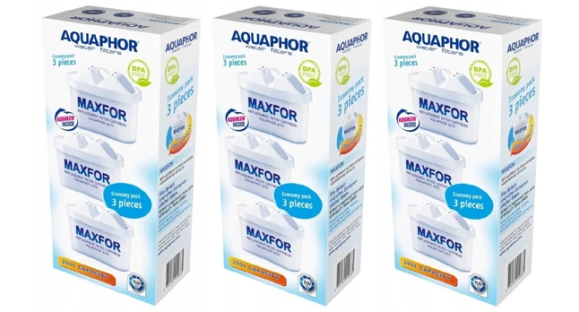 Vandens filtras Aquaphor B25 MAXFOR, 9 vnt.