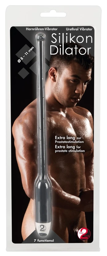 Penisplug Silicone Dilator extra long šlaplės stimuliatorius