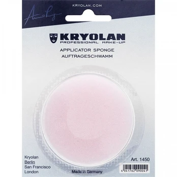 Kryolan Apvali kempinėlė (rožinė)