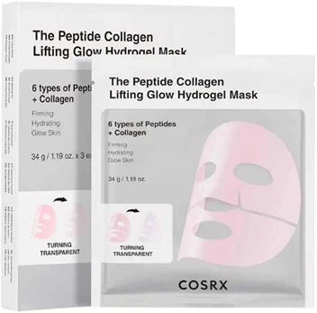 Cosrx Set of face masks Lifting Glow Hydrogel Mask 3 x 34 g