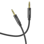 [Užsakomoji prekė] Garso kabelio adapteris Jack į Jack 2m - Hoco (UPA19) - Juodas kaina