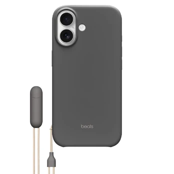 Dėklas Beats iPhone 17 Kickstand Case with MagSafe and Camera Control Granite Gray