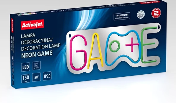 Neon LED Activejet AJE-NEON GAME