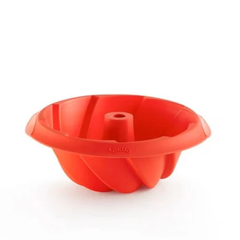 Lékué Silikoninė kekso forma, spiralinė - Raudona