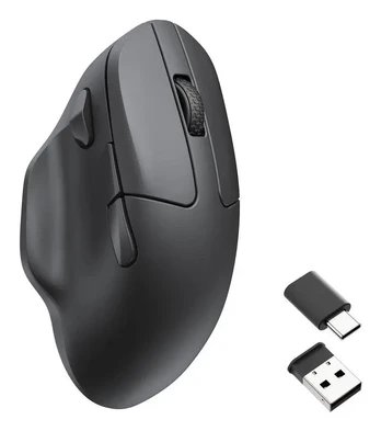 Keychron M7 1K Hz Light 63g Ergonomic Juodas Wireless Mouse