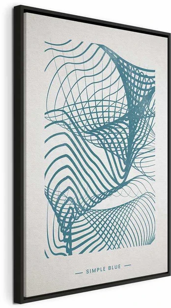 Artgeist Paveikslas - Simple Mėlyna (1 Part) Vertical