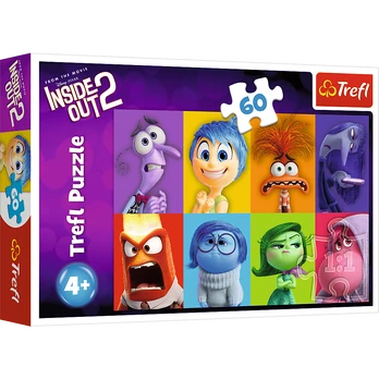 TREFL DISNEY Inside Out 2 Dėlionė, 60 det.