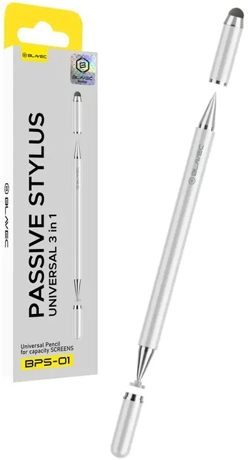 Blavec Passive Stylus Pen BPS-01 Universal 3 in 1 (BPS01-UW) baltas