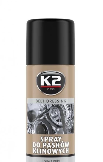 Aerozolis variklio diržui, K2, Belt dressing, 400ml.