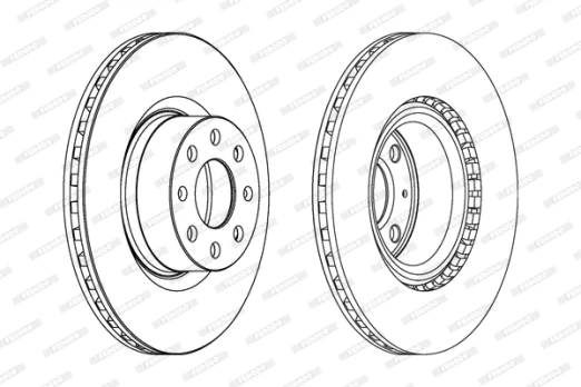 FERODO DDF1298C Brake Disc